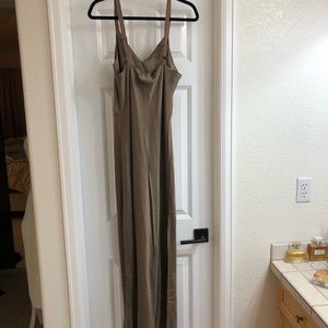 cabin love silk slip dress